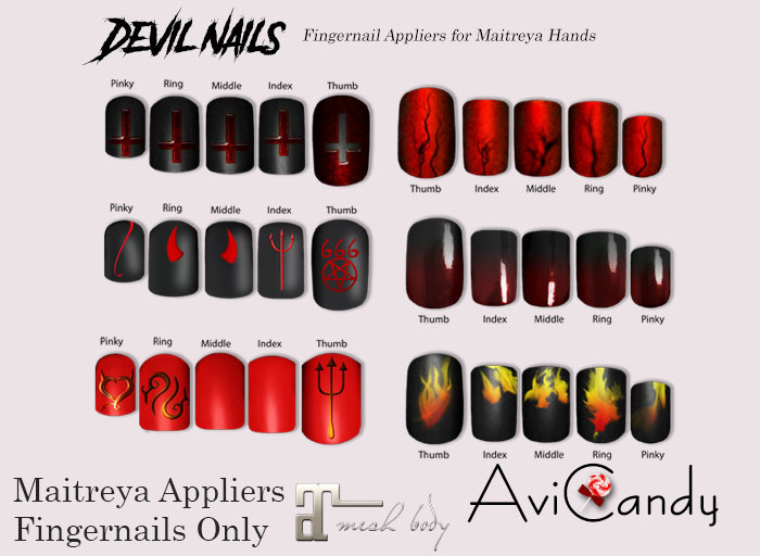 AVICANDY Devil Nails - maitreya fingernails