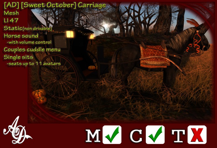 [AD] [Sweet October] Carriage