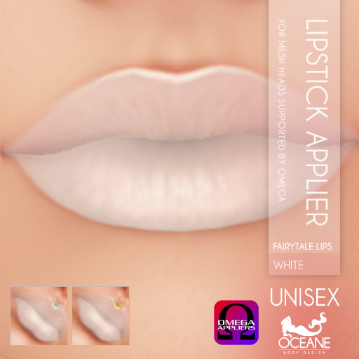 Oceane - Fairytale Lipsticks White - Omega applier