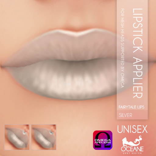 Oceane - Fairytale Lipsticks Silver - Omega applier