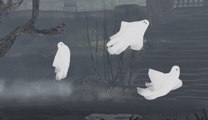 Mesh Ghost Second Life Marketplace - Halloween Mesh Ghost Costume