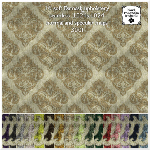 **BMI** Soft Damask Upholstery BOXED