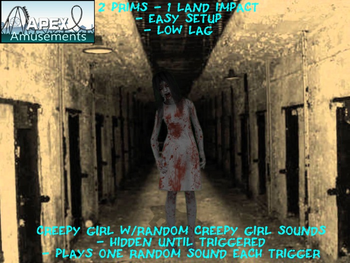 Creepy Girl trigger by Apex Amusements (c)2016
