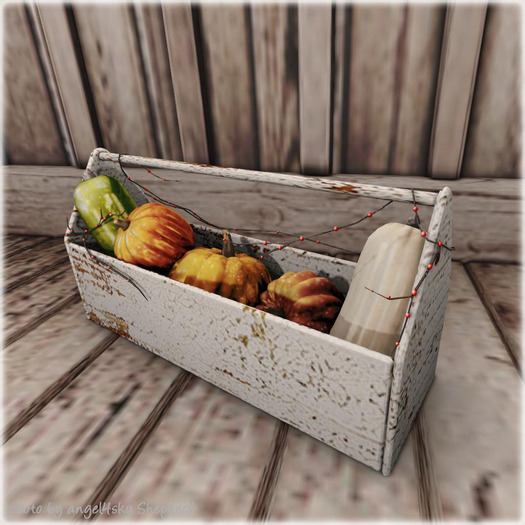 dust bunny & tenshi . pumpkin crate . boxed