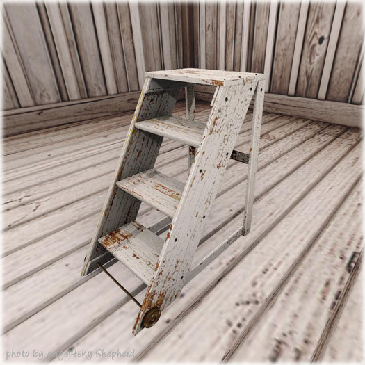 dust bunny & tenshi . step ladder . white . boxed