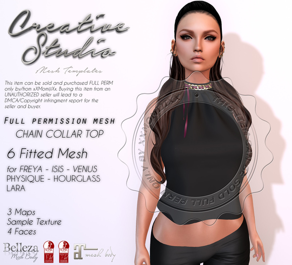 - CREATIVE STUDIO - Chain Collar Top DEMO