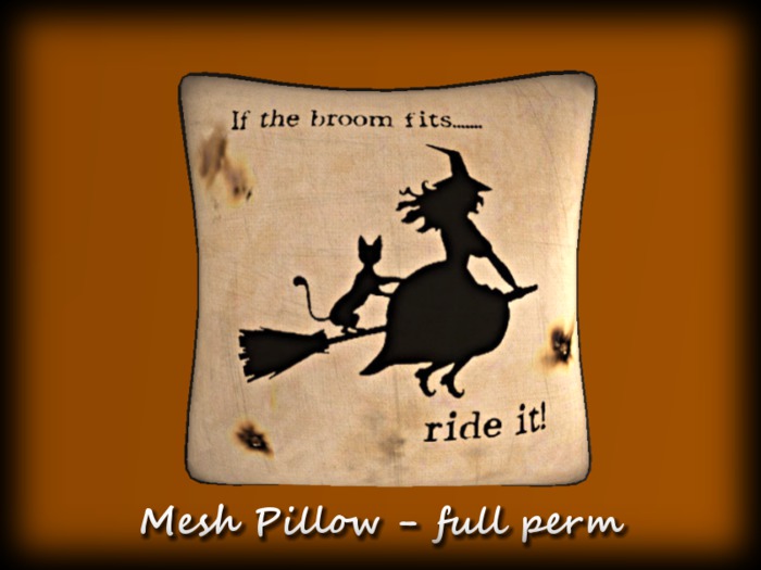 Halo-weeee mesh pillow