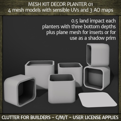 CLUTTER - MESH KIT DECOR PLANTER 01