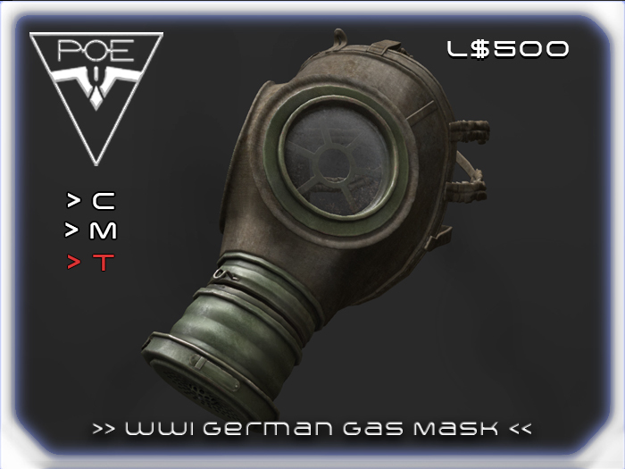 [P.0.E] - WWI German Gas Mask Crate