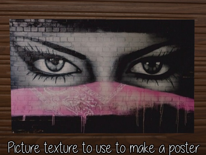 Graffiti Eyes Texture
