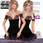 Silk Dreams Olivia Minidress - Value Pack w/Mesh Body Appliers