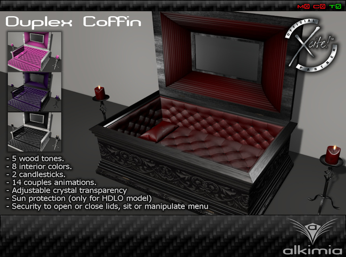Alkimia - Duplex Coffin BOX - (rez for open)