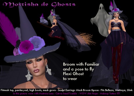 Second Life Marketplace - Mortisha de Ghosts by JI (add & touch)