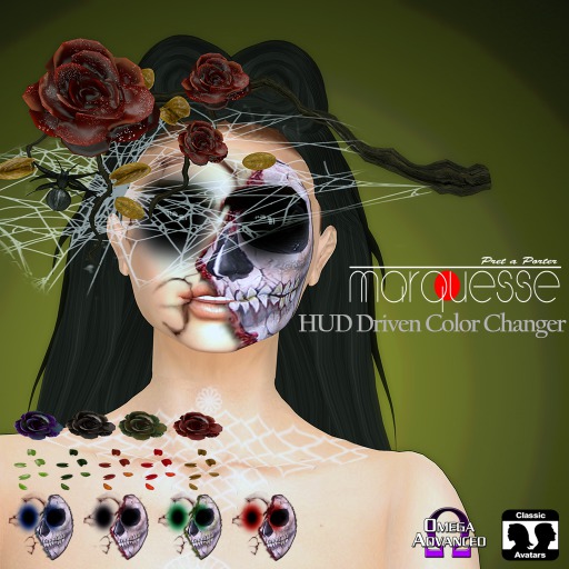 [Marquesse] Halloween Masks & Roses
