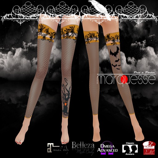 [Marquesse] Halloween Stocking Orange