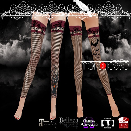 [Marquesse] Halloween Stocking Red