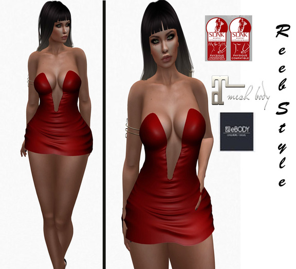 523-Reeb sTyle Melis red dress