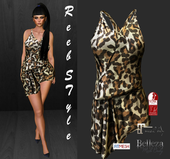 538-Reeb STyle Didem Brown Dress
