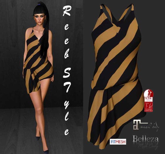 540-Reeb sTyle Didem Dress Lacivert