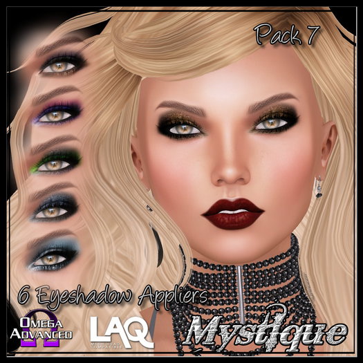 -Mystique-Pack 7 Eye Shadow Mystique  6 Omega Appliers