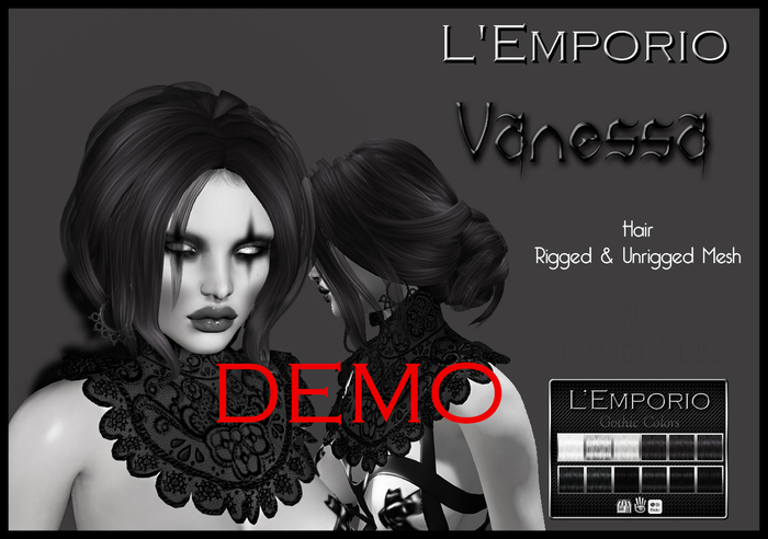 D*E*M*O L'Emorio ::*Vanessa*::  Hair Gothic colors TRIAL