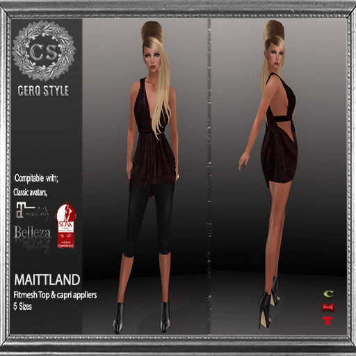 CERO STYLE Maittland Fmesh Top Reds