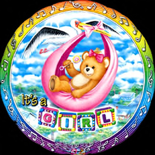 It's A Girl Bear Balloon