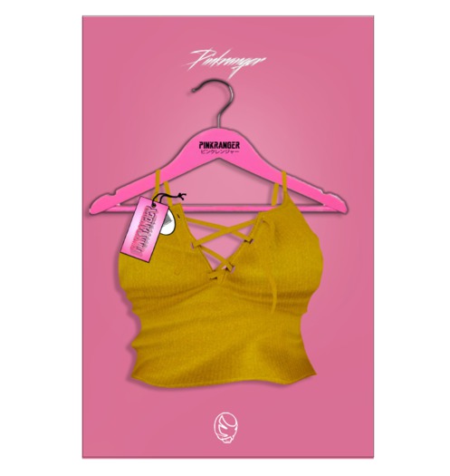 PINKRANGER. Joku Laced Tank [Golden]
