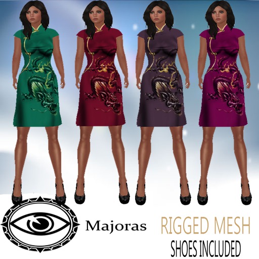 Majoras Dragon Dress B