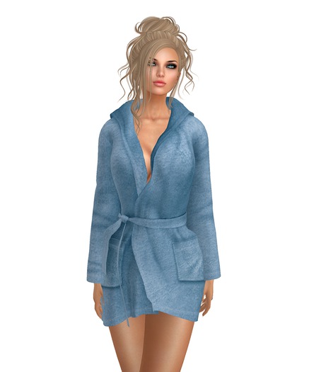 *Kk* Short & Sweet Robe in Sky [ADD ME]