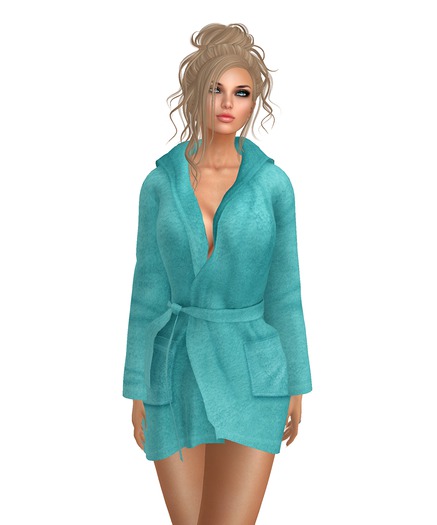 *Kk* Short & Sweet Robe in Turquoise [ADD ME]