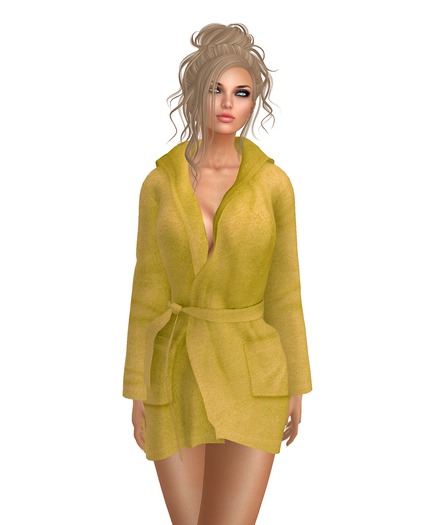 *Kk* Short & Sweet Robe in Yellow [ADD ME]