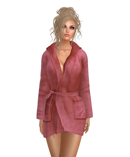 *Kk* Short & Sweet Robe in Rose [ADD ME]