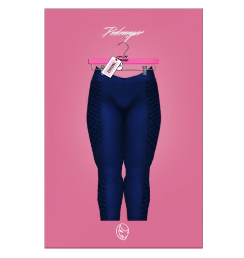 PINKRANGER. RoyalBleu Miko Padded Leggings