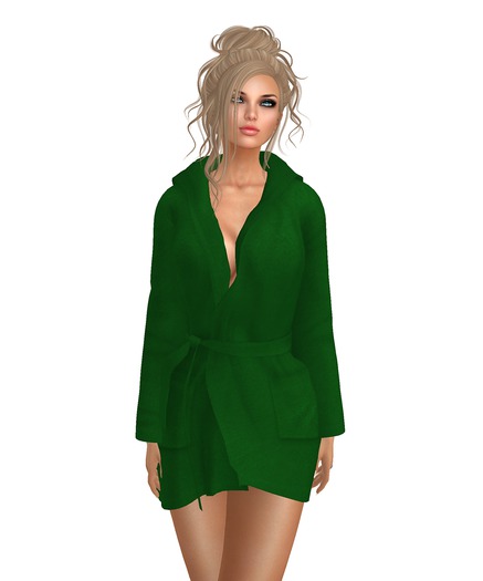 *Kk* Short & Sweet Robe in Green [ADD ME]