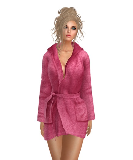 *Kk* Short & Sweet Robe in Hot Pink [ADD ME]