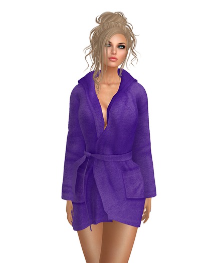 *Kk* Short & Sweet Robe in Purple [ADD ME]