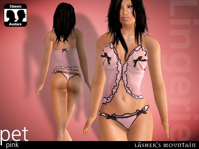 PET Silky Pink CAMISOLE and Panties Set