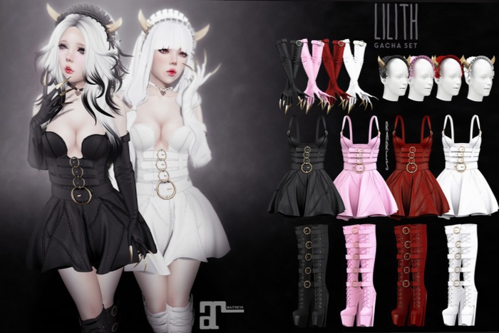 VIOLENT SEDUCTION Lilith Boots Pink