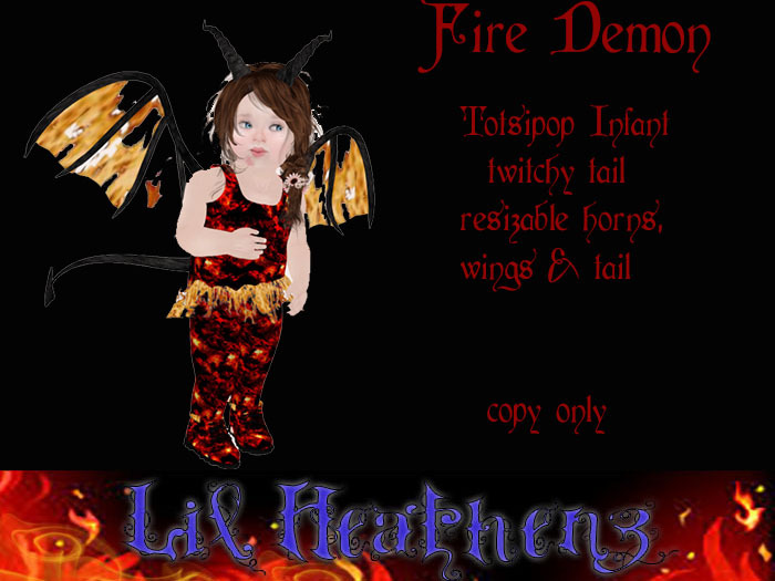 ~LH~TP Fire Demon G Infant (boxed)