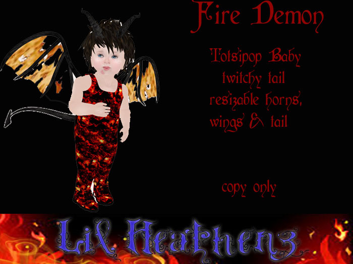 ~LH~TP Fire Demon B Baby (boxed)