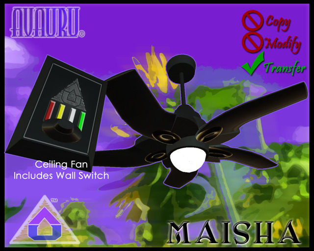 Maisha Ceiling Fan - Gun Metal