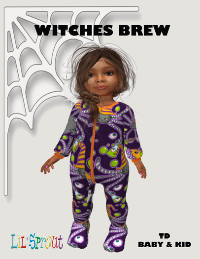 WITCHES BREW PAJAMA BOXED (Wear to unpack)