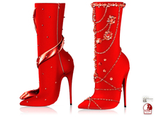 Garbaggio // Wild Boots - Red