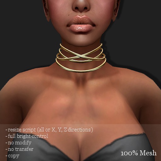 Choker Mult-51 Gold      -RYCA-