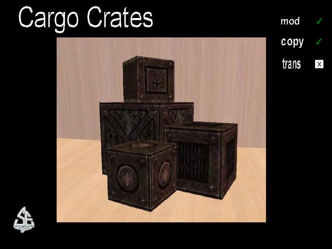 Cargo Crates BOXED