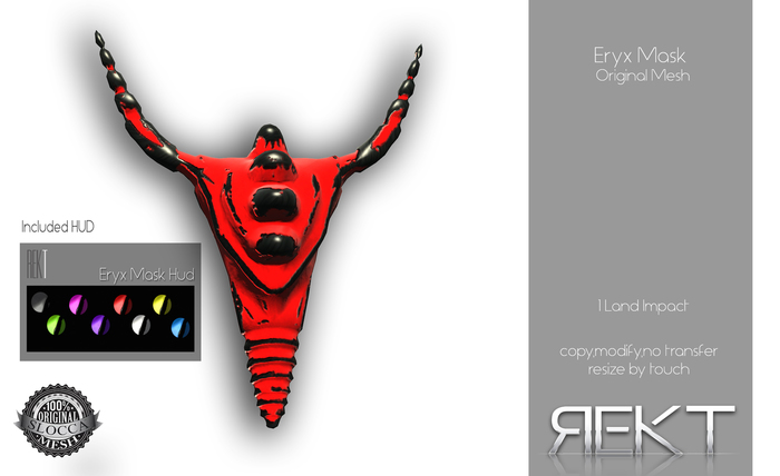 Rekt Eryx Mask Black