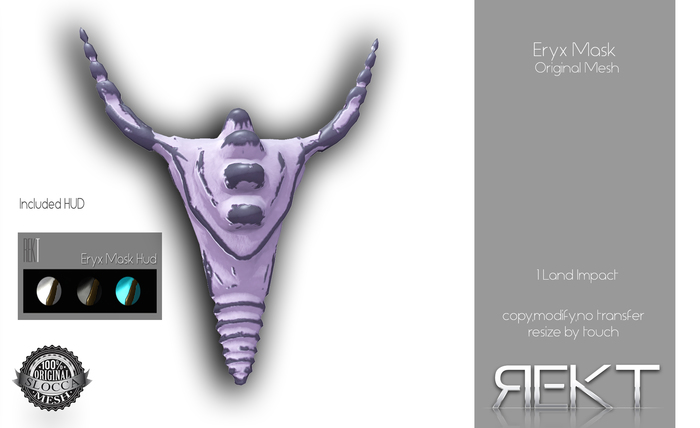Rekt Eryx Mask Gray