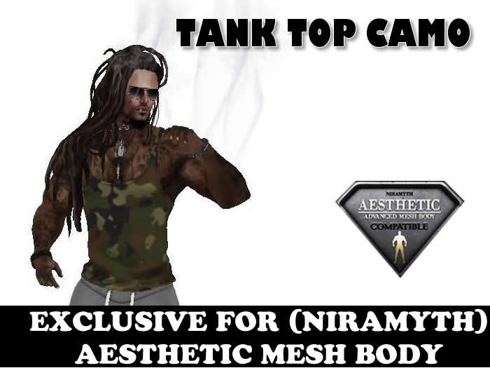 TLC - TANK TOP  CAMO AESTHETIC