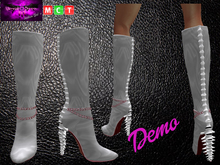 *MD*Boots Eternity White DEMO